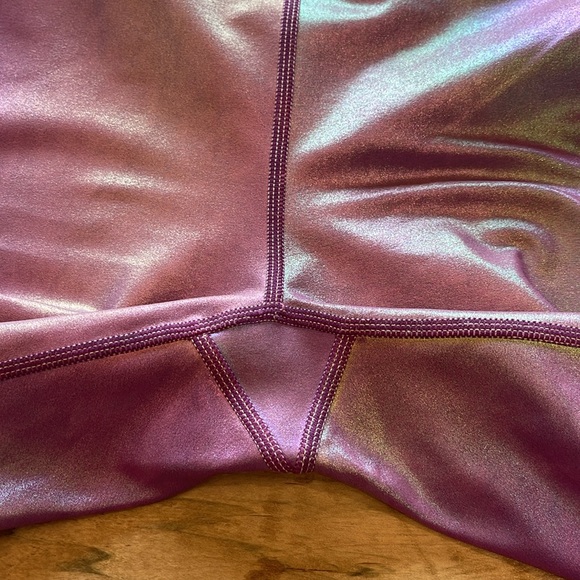Zyia Active Light N Tight Iridescent Pink Purple Leggings 8-10 - Picture 7 of 7